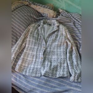 Shein Black and White Skirt Suit